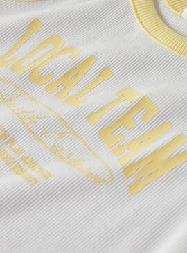 Top Name It Hasinna Slim blanco para niña