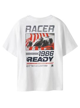 Camiseta Name It Hold blanco para niño