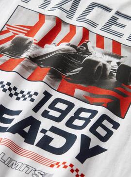 Camiseta Name It Hold blanco para niño