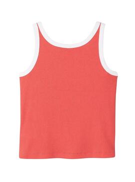 Top Name It Hasinna Short Slim rojo para niña