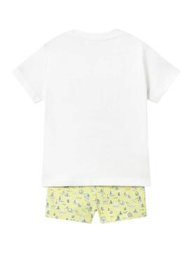 Bañador Mayoral Camiseta Sorbete amarillo bebe