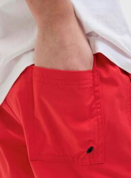 Bañador Jack And Jones Maui rojo para niño