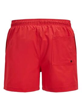 Bañador Jack And Jones Maui rojo para niño