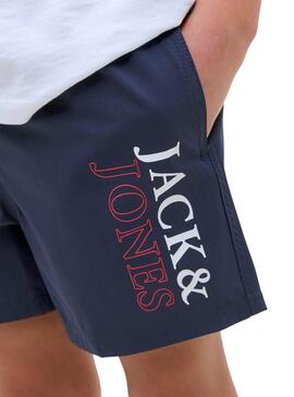 Bañador Jack and Jones Maui Double azul para niño