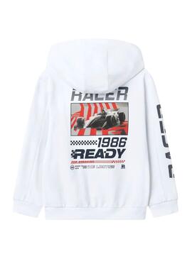 Sudadera Name It Hepaw Regular blanco para niño