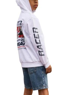 Sudadera Name It Hepaw Regular blanco para niño