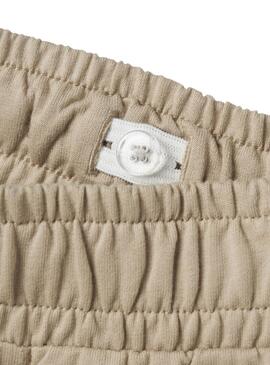 Bermuda Name It Henlo Regular beige para niño