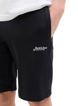 Bermuda Jack And Jones Gordon negro para niño