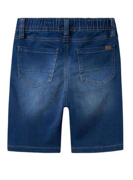 Bermuda Name It Ryan Jogger denim azul para niño