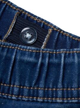 Bermuda Name It Ryan Jogger denim azul para niño