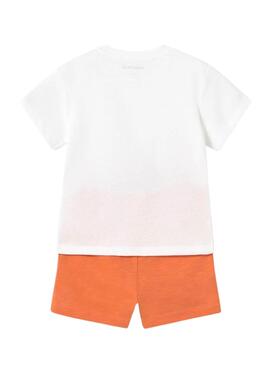 Conjunto Mayoral Tablas Surf naranja para bebe
