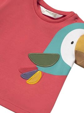 Camiseta Mayoral Pomelo rojo para bebe