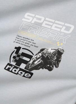 Camiseta Name It Hold regular gris para niño