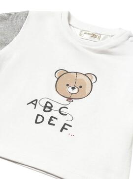 Camiseta Mayoral fantasía Oso blanco para Bebé