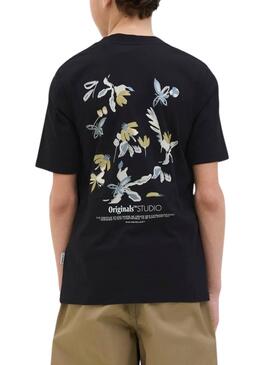 Camiseta Name It Varenna Painted negro para niño