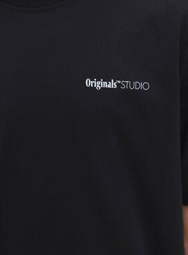 Camiseta Name It Varenna Painted negro para niño