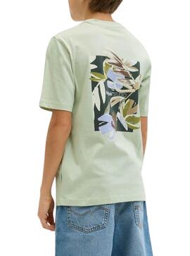 Camiseta Jack And Jones Varenna Painted verde niño