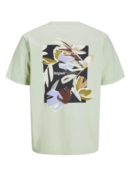 Camiseta Jack And Jones Varenna Painted verde niño