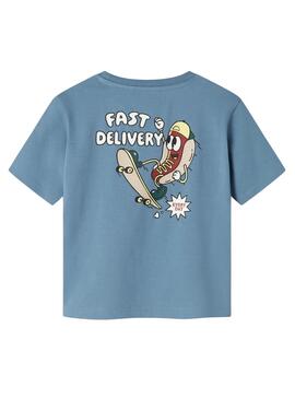 Camiseta Name It David Regular azul para niño