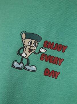 Camiseta Name It David Regular verde para niño