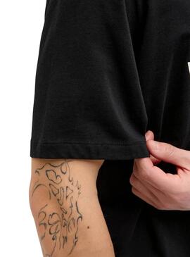 Camiseta Jack and Jones Hawaii Shape negro para hombre