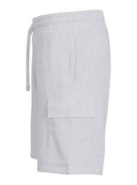 Bermudas Jack and Jones Stkane gris para hombre