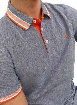 Polo Jack and Jones Paulos jaspeado para hombre