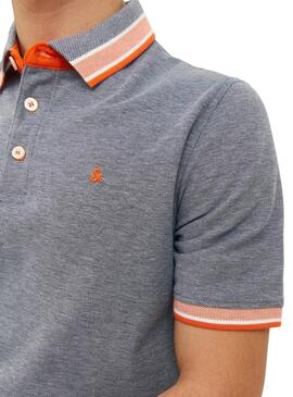 Polo Jack and Jones Paulos jaspeado para hombre