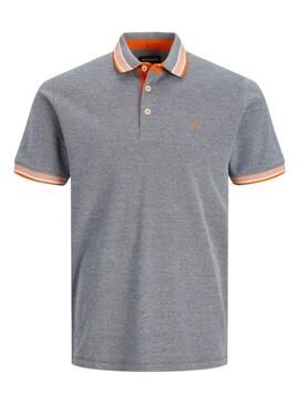 Polo Jack and Jones Paulos jaspeado para hombre