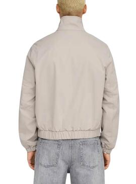 Cazadora   Only and Sons Ron beige para hombre  