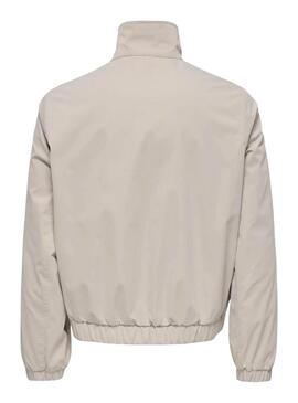 Cazadora   Only and Sons Ron beige para hombre  
