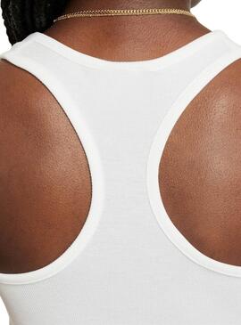 Camiseta Nike de tirantes blanco para niña