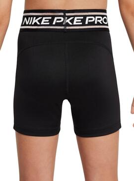 Mallas Nike Pro negro para niña