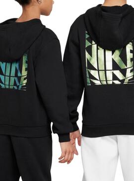 Sudadera Nike Sportswear Club negro para niño y niña
