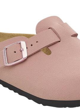 Zuecos Birkenstock Tokio rosa para niña