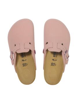 Zuecos Birkenstock Tokio rosa para niña