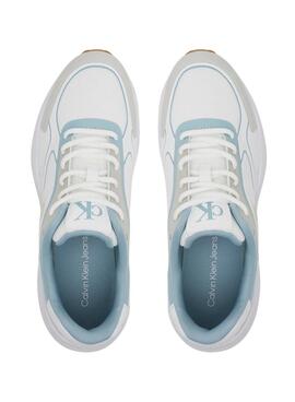 Zapatillas Calvin Klein Jeans  Retro  blanco para mujer 