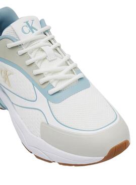 Zapatillas Calvin Klein Jeans  Retro  blanco para mujer 