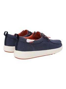 Zapatos Walkin Pitas Wallabi Biarritz marino para hombre