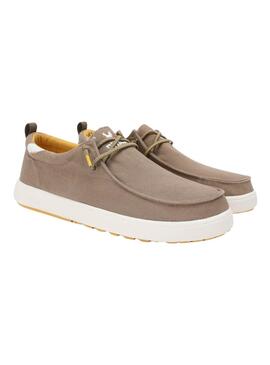 Zapatos Walkin Pitas Wallabi Biarritz taupe para hombre