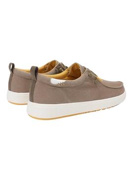 Zapatos Walkin Pitas Wallabi Biarritz taupe para hombre
