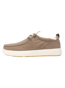 Zapatos Walkin Pitas Wallabi Biarritz taupe para hombre