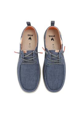 Náuticos Walkin Pitas Maui Flax azul para hombre