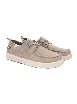 Náuticos Walkin Pitas Maui Flax beige para hombre