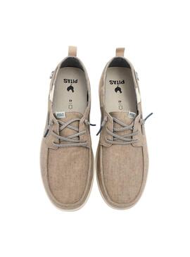 Náuticos Walkin Pitas Maui Flax beige para hombre