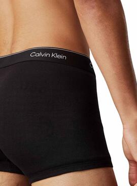 Pack 3 calzoncillos Calvin Klein bóxer negro y blanco para hombre