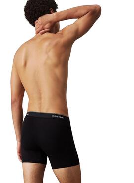 Pack 3 calzoncillos Calvin Klein bóxer negro y blanco para hombre