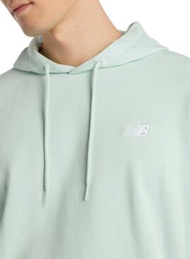 Sudadera New Balance Sport Essentials verde para hombre