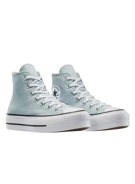 Zapatillas Converse Chuck Taylor All Star plataforma azul turquesa