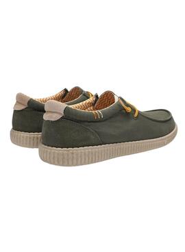 Zapatos Walkin Pitas Wallabi verde para hombre